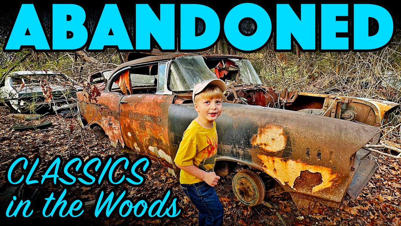 Exploring an Abandoned CAR COLLECTION in the Woods