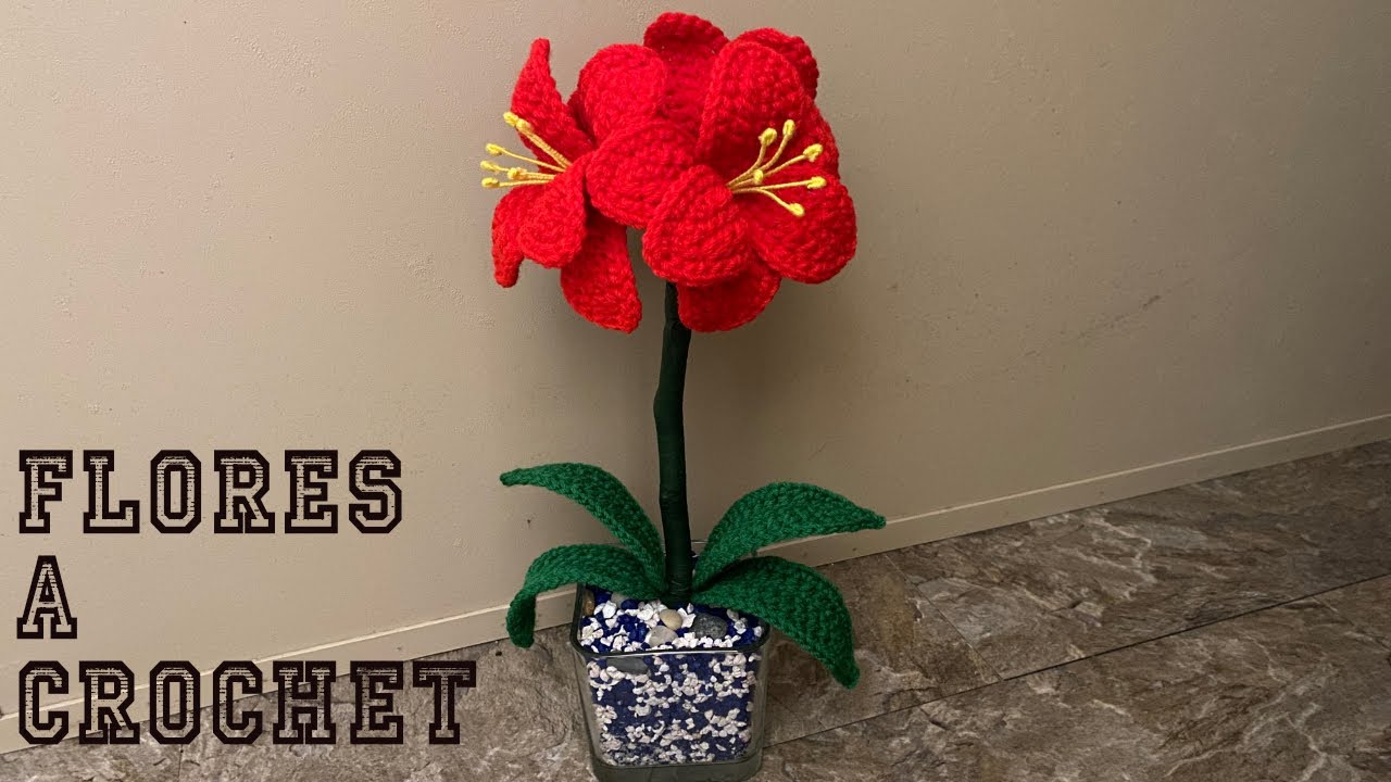 PASO A PASO PARA TEJER FLORES A CROCHET FÁCIL