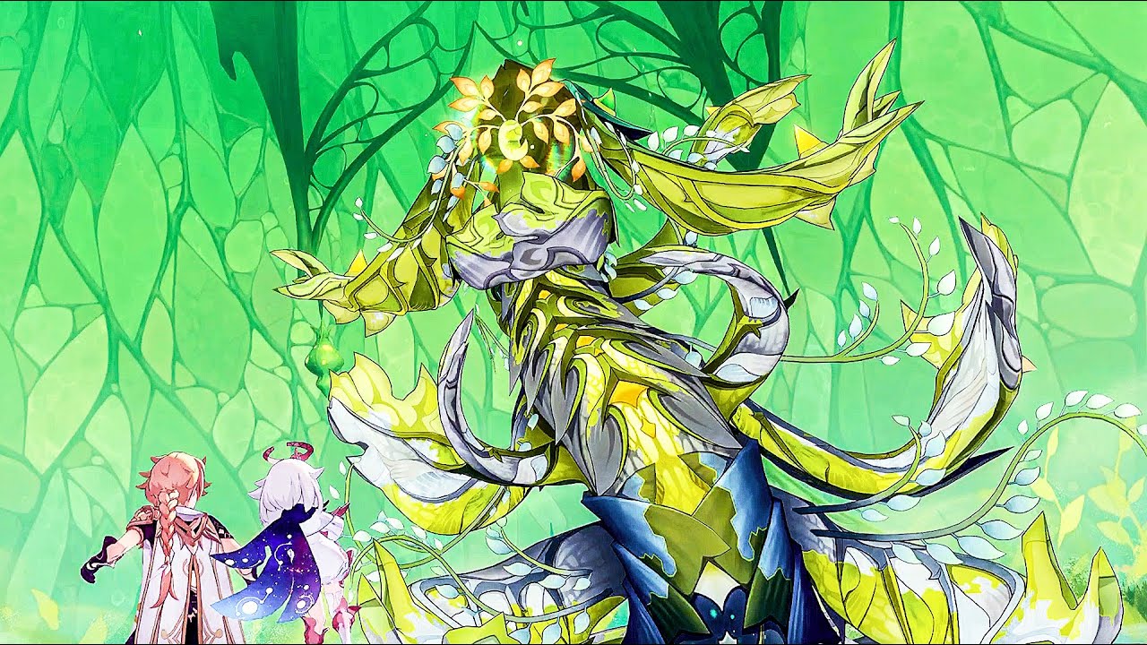 Genshin Impact 3.6 - Warden of the Last Oasis Boss Fight Gameplay