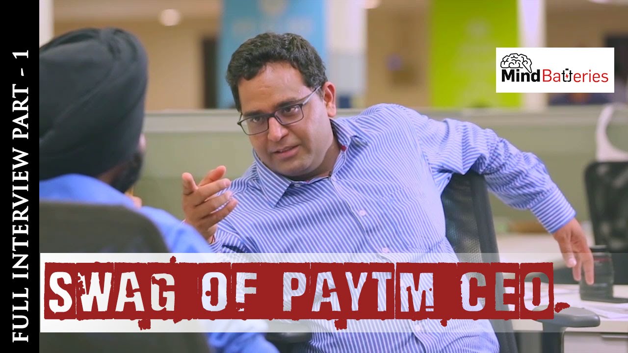 Swag of Paytm CEO | Part 1 | Vijay Shekhar Sharma | Startupreneur Series