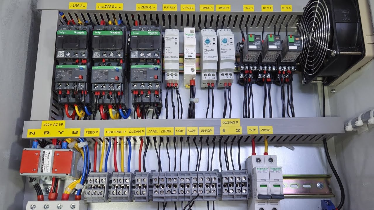 RO plant control panel order no E-1958 @engr-iqbal 