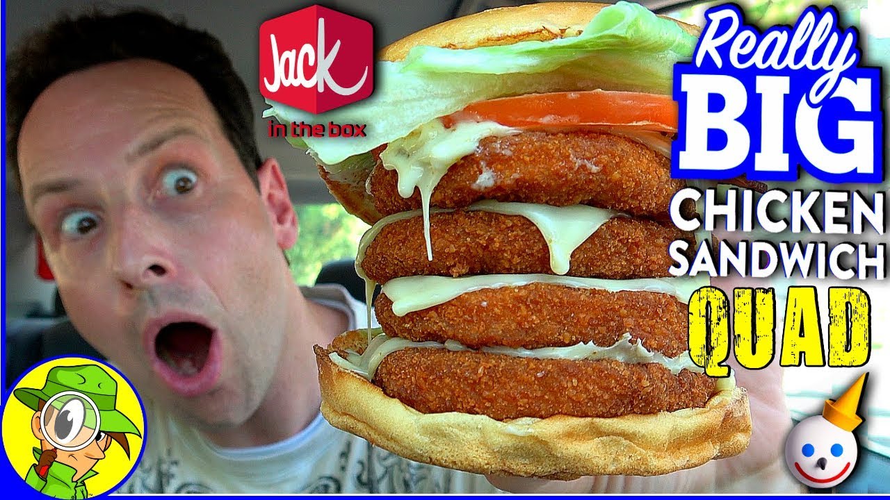 Джек в коробке® | Действительно БОЛЬШОЙ куриный сэндви...