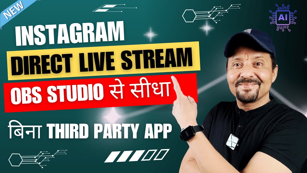 How To Instagram Live Stream On PC Using OBS Studio | New feature - Instagram Live Stream From PC