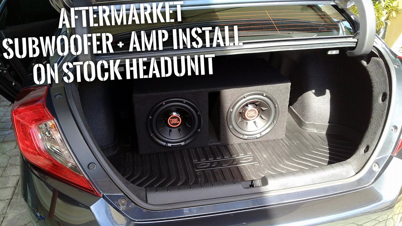 Subwoofer & Amplifier Install on Honda Civic RS Turbo