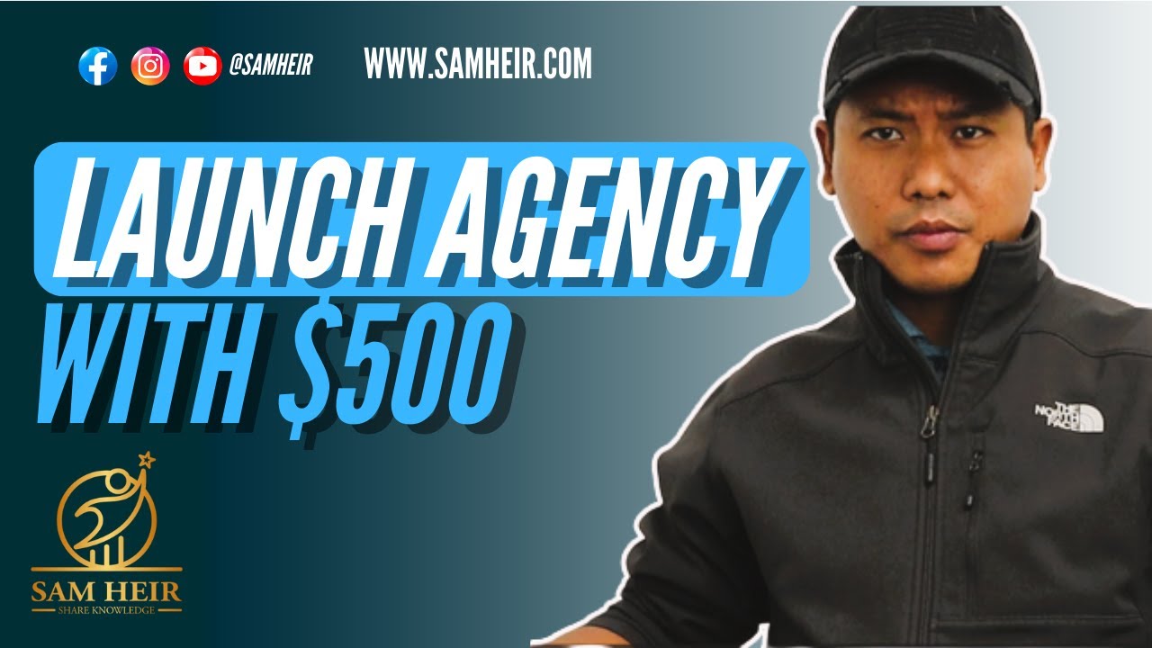 How to start marketing agency with @500 #samheir #marketingagency