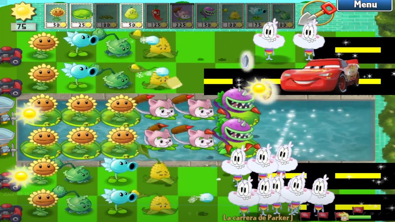 Plants vs Zombies Mod Plantas vs Johnny Test v2 - Gameplay Walkthrough Part 4