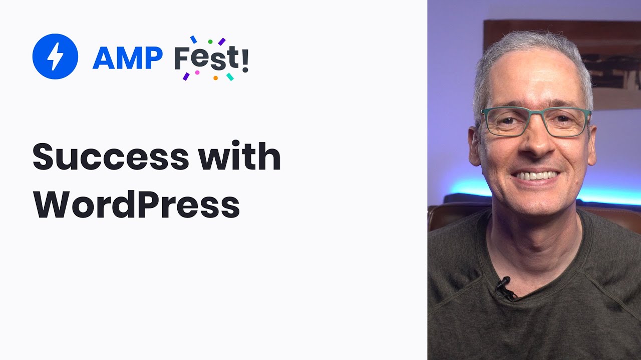 Success with WordPress, powered by AMP