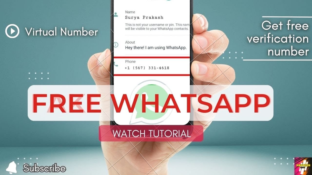 How To Get a Free Whatsapp Number in 2024 Legally