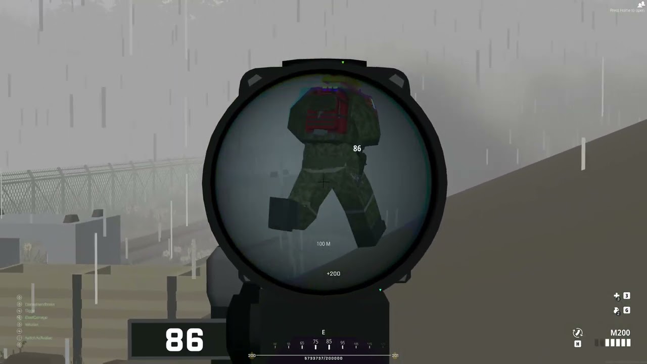 Battlebit sniping on RUSH District 80 kills 7 death defence