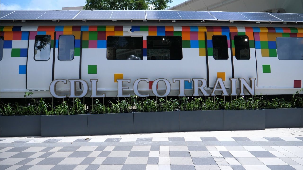 A MRT train carriage turned climate education hub!
