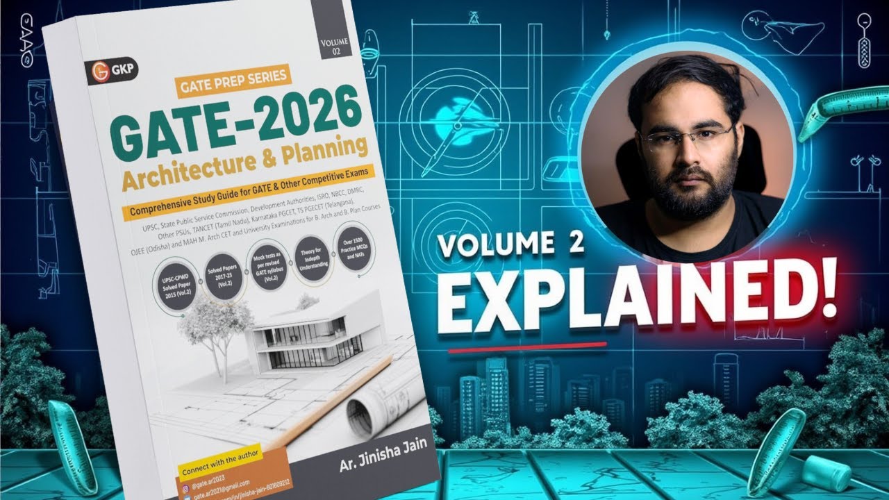 Must-Have Book for GATE 2026 Architecture | Volume 2 Deep Dive | GKP