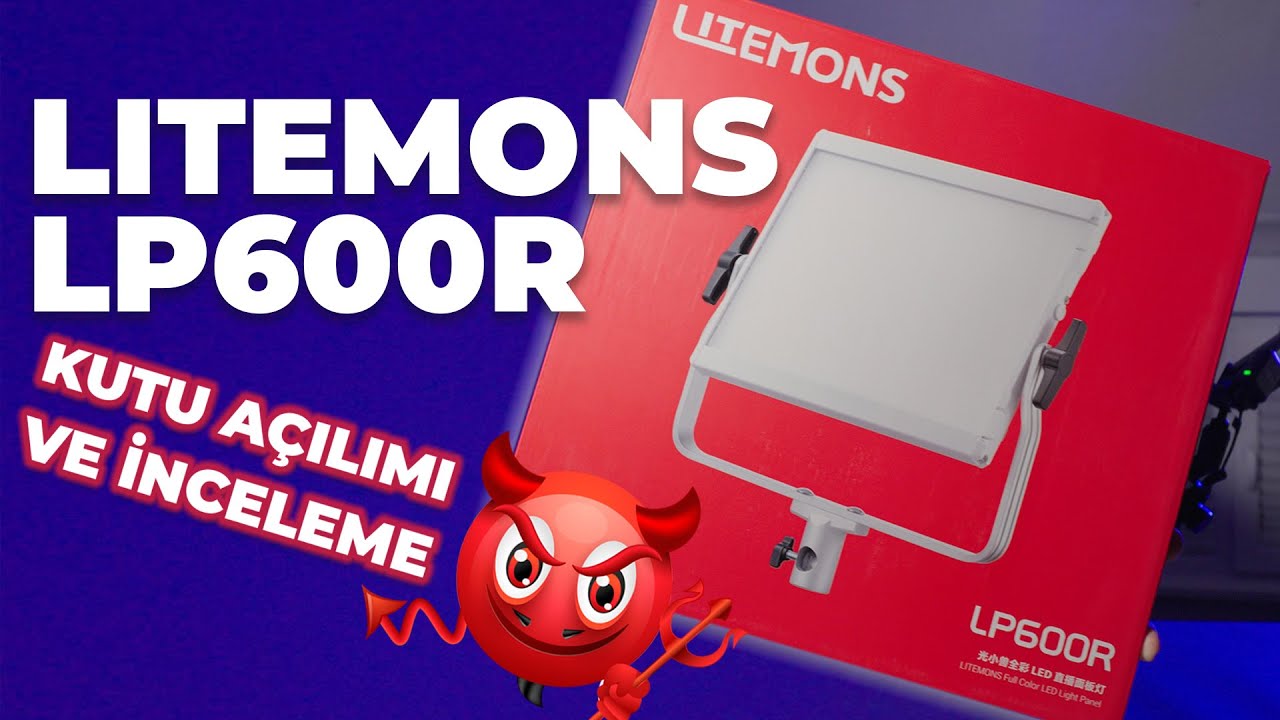 Godox Litemons LP600R RGB LED Panel | Kutu Açılışı ve İlk Bakış!