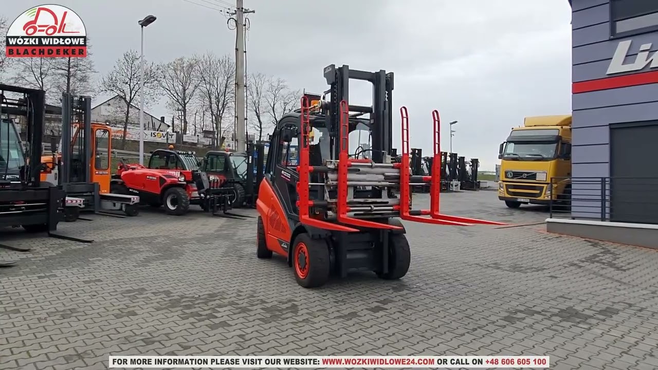 Gazowy wózek widłowy Linde H40T-02 2017 BD-2241