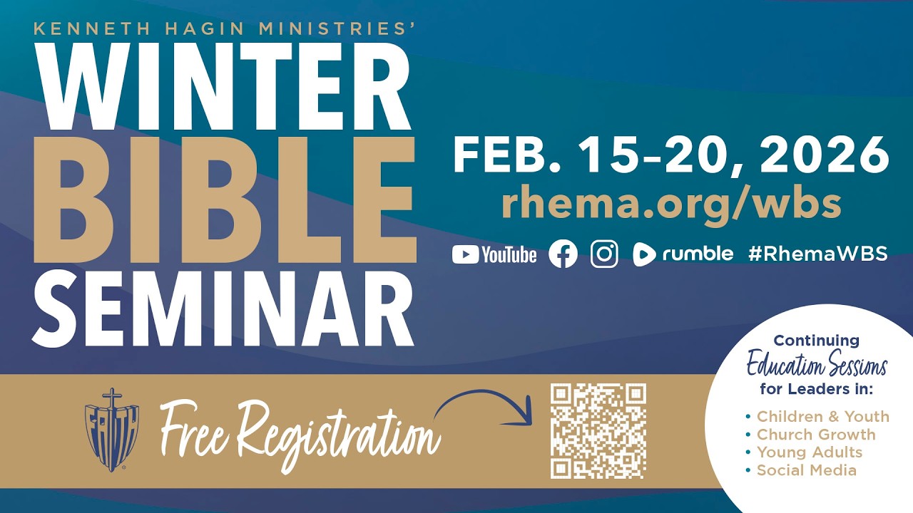 26.02.20 | Friday  7pm | Pastor Kenneth W. Hagin | Kenneth Hagin Ministries' Winter Bible Seminar