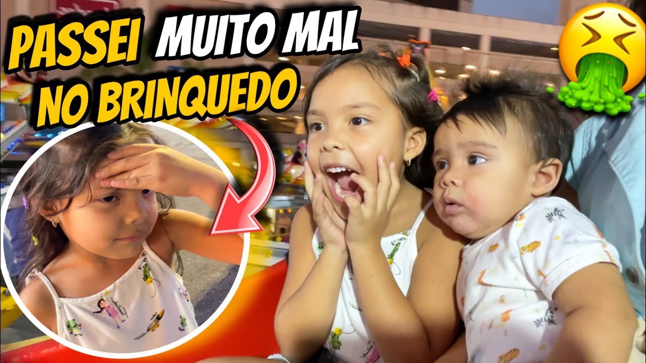 LEVEI O NOAH PRO PARQUE DE DIVERSÕES PELA PRIMEIRA VEZ * passei muito mal * 🤮
