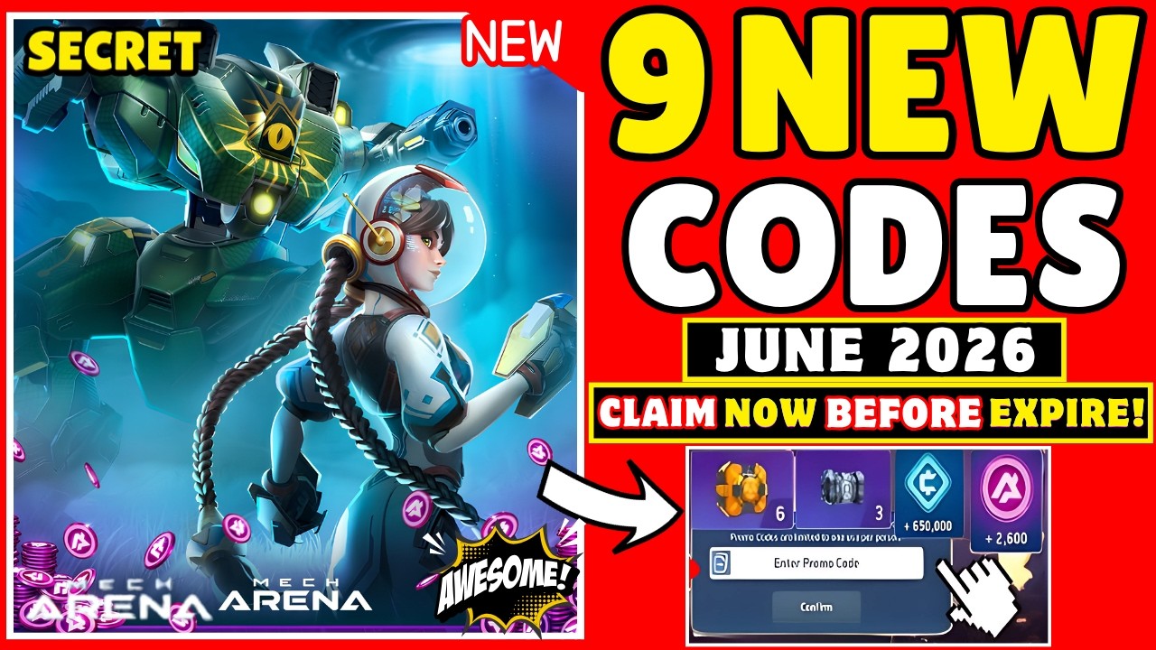 💥SURPRISE💥 MECH ARENA PROMO CODES JUNE 2026 - MECH ARENA CODES 2026 - MECH ARENA CODES