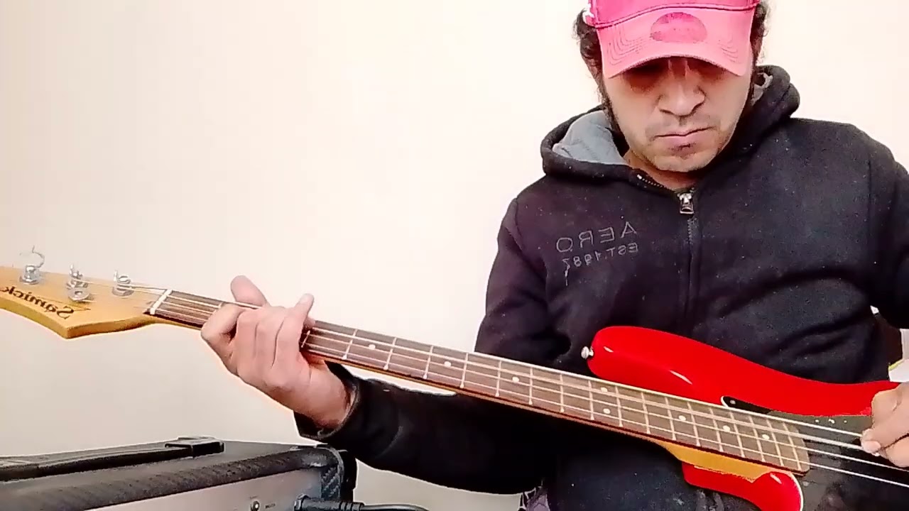 Walking on the moon - the police - bass cover