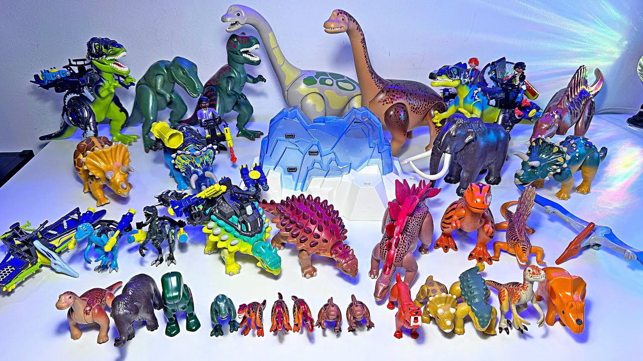 Full Collection Playmobil Dinosaurs - T-Rex, Spinosaurus, Brachiosaurus, Ankylosaurus, Velociraptor