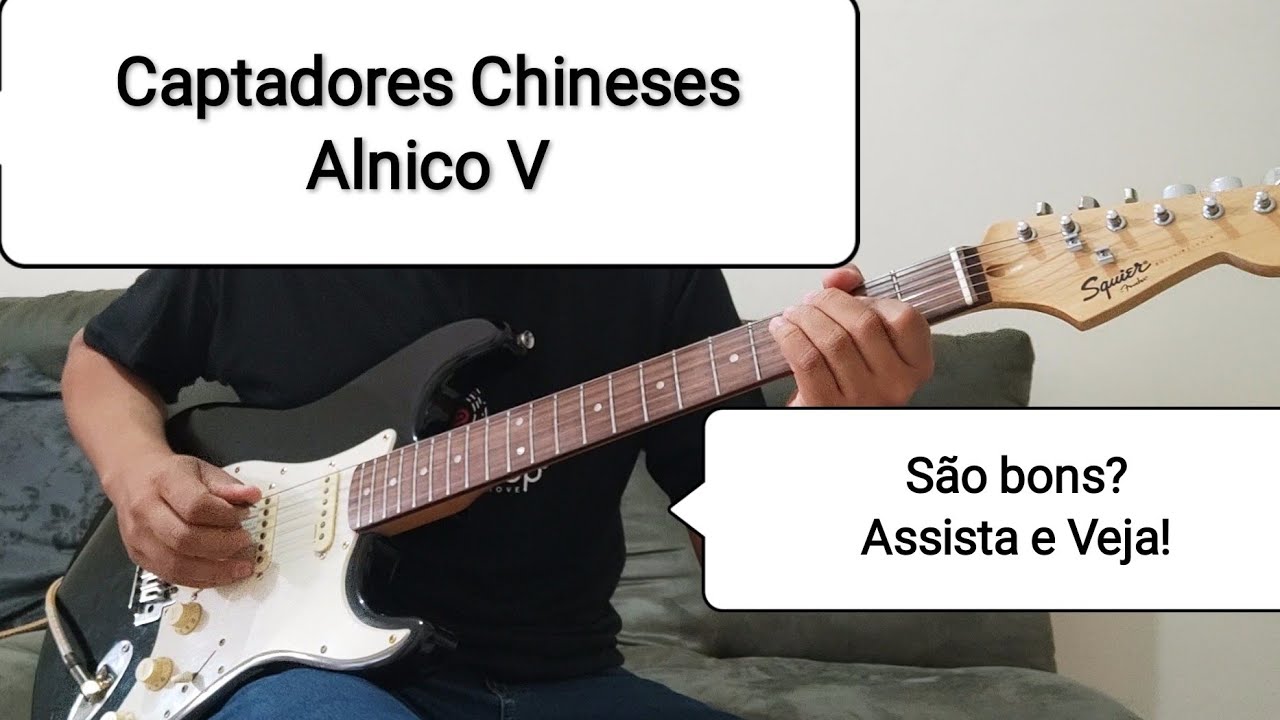 Testando Set de Captadores Baratos Comprados na China - Alnico V