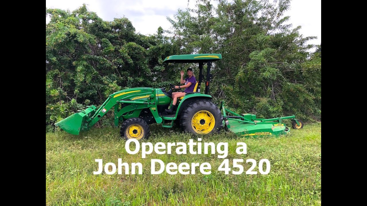 Tractor Time! Operating the John Deere 4520 on the farm.