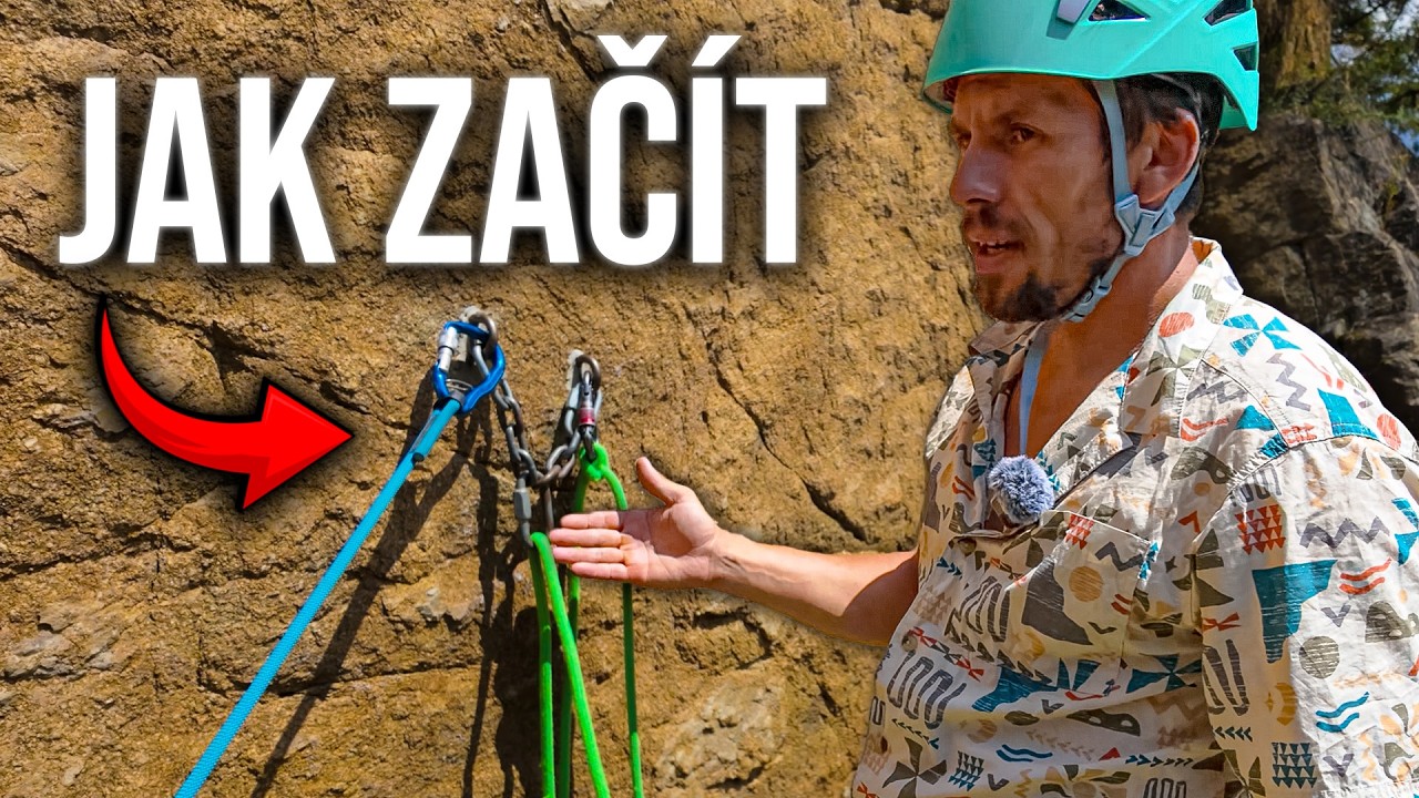 První lezení na skále: Co potřebuješ vědět, než vyrazíš! 🧗‍♀️