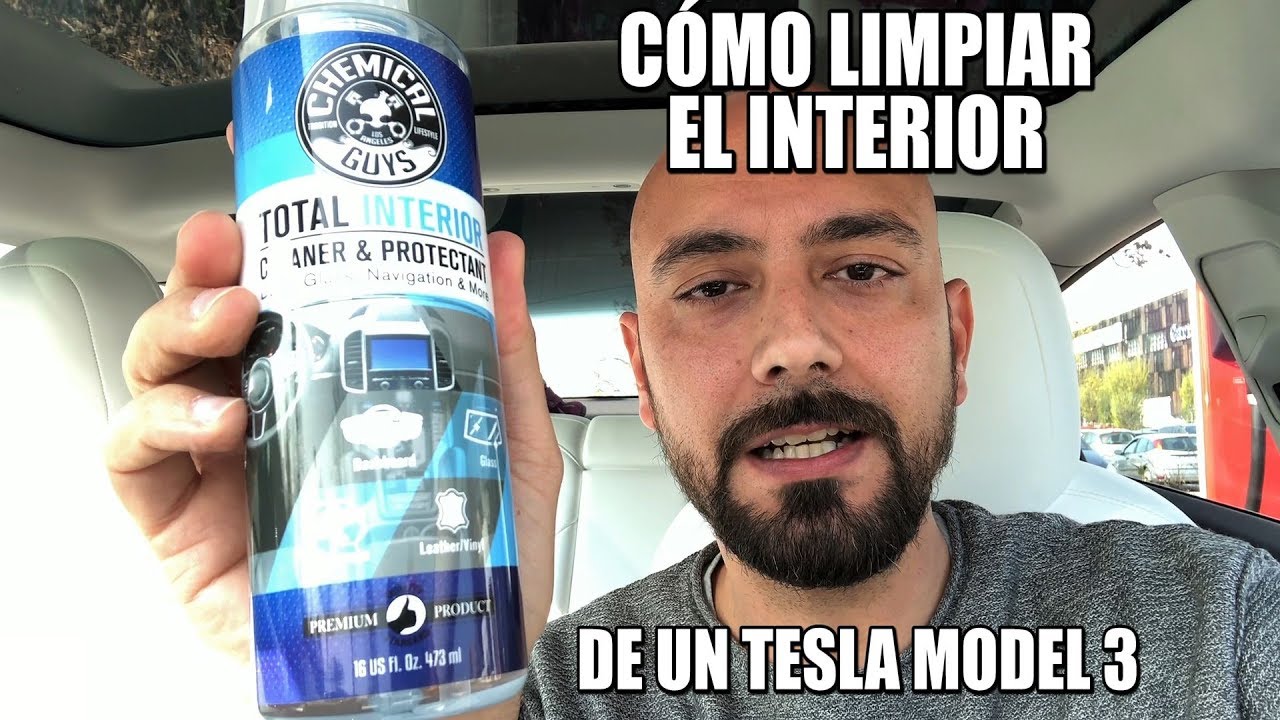 Cómo limpiar el interior del TESLA Model 3