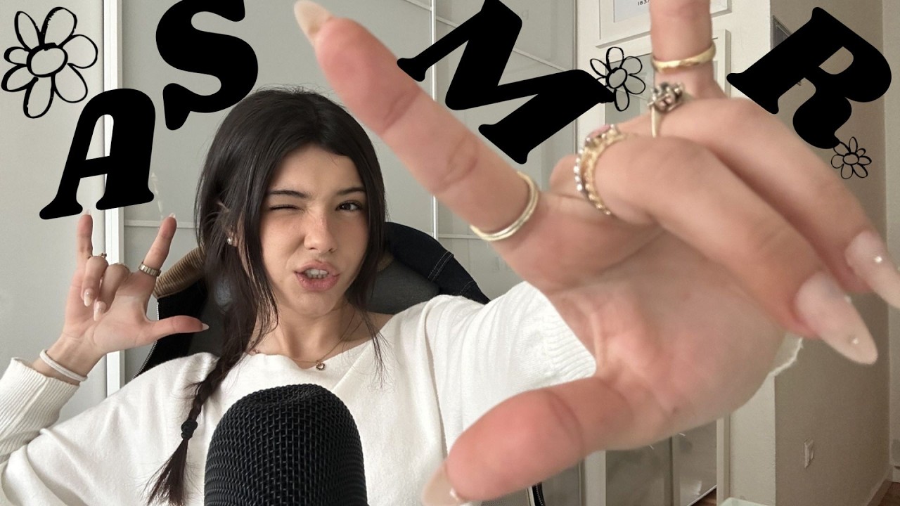 ASMR ✿ 100% Tingles ✿ Fast Ring Sounds + Mouth Sounds + Dry Hand Sounds + Snaps + Hand MovementzzZ