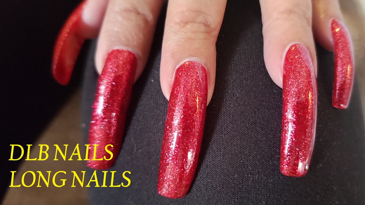 DLB NAILS - LONG NAILS - ASMR - Taking off boots with Red Long Nails also Pics at Beginning and End