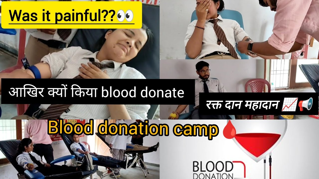 My Raw experience of donating blood for the first time | Is it painful?| Blood donation day vlog |