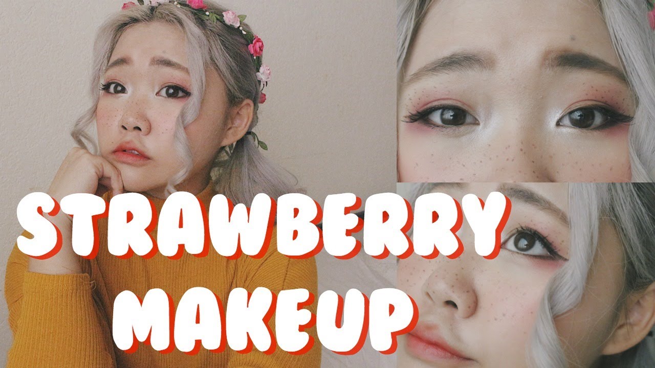 🍓 Strawberry Summer Makeup Look 🍓