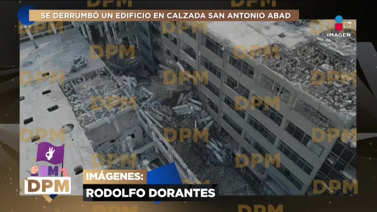 Última Hora: Enlace desde Calzada San Antonio Abad, CDMX donde colapsó un edificio
