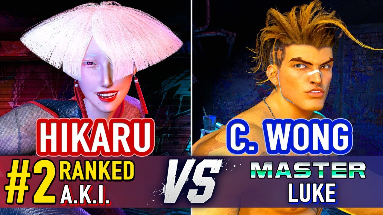 SF6 🤜 Hikaru (#2 Ranked A.K.I.) vs Chris Wong (Luke) 🤛 SF6 High Level Gameplay