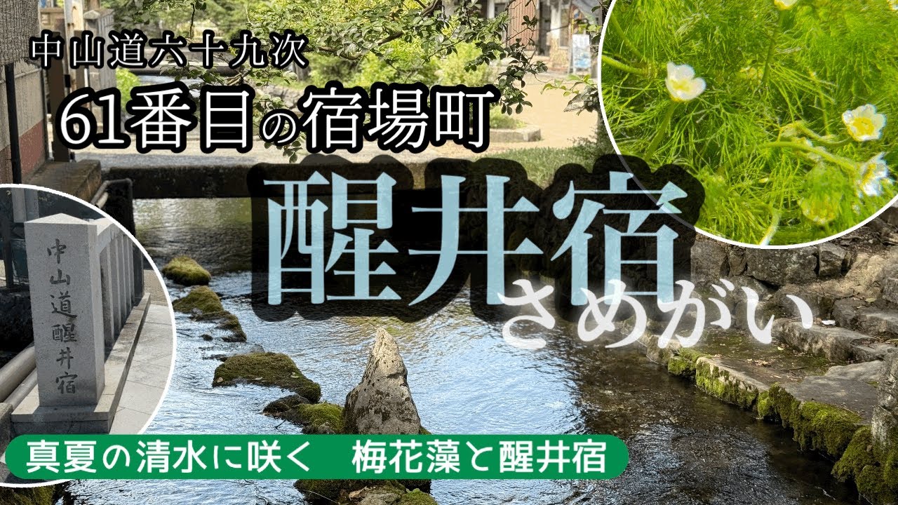 中山道61番目の宿場町【醒井宿】