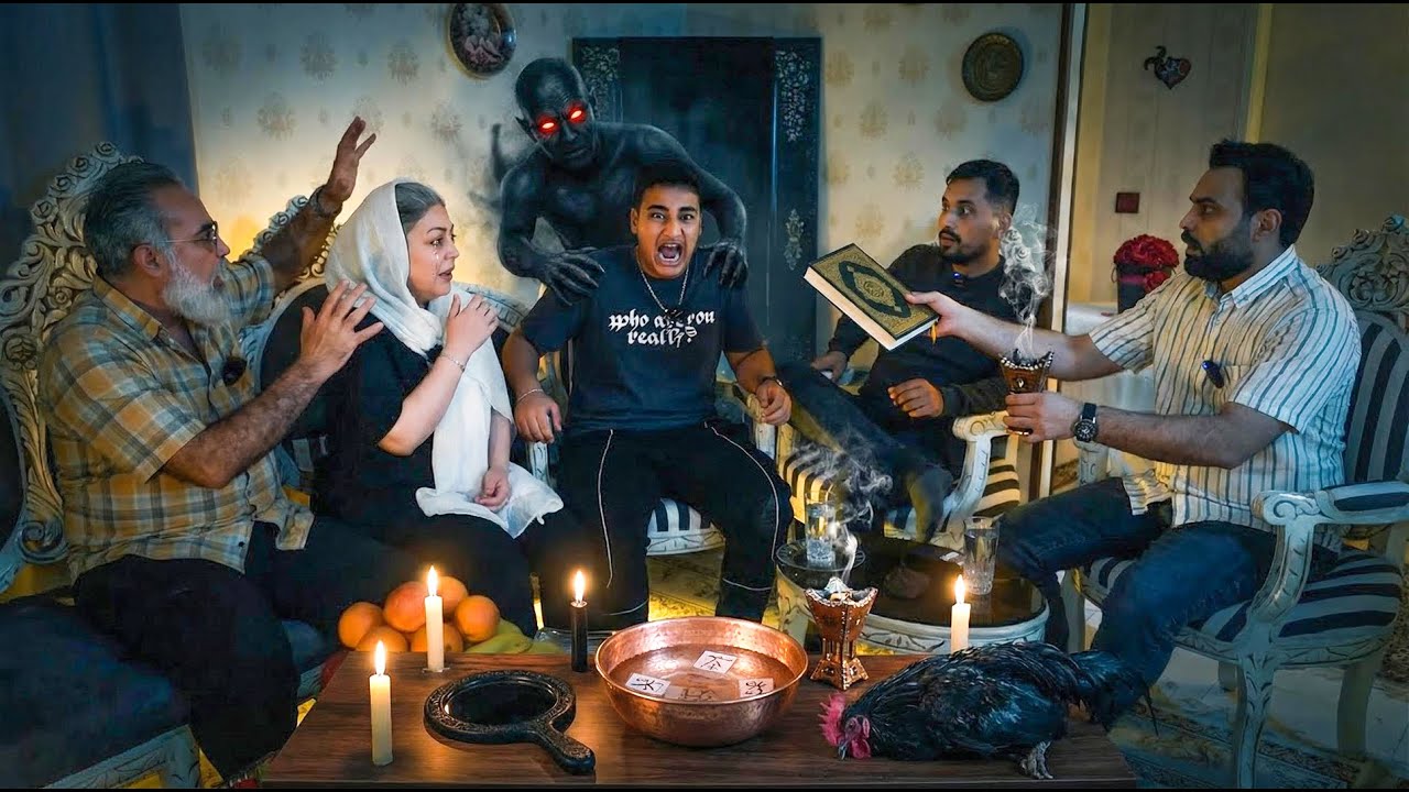  رفتیم خونه ای که اجنه بچشون رو میخوان ببرن😨جن کاملا با پسرشون دوست شده 😱