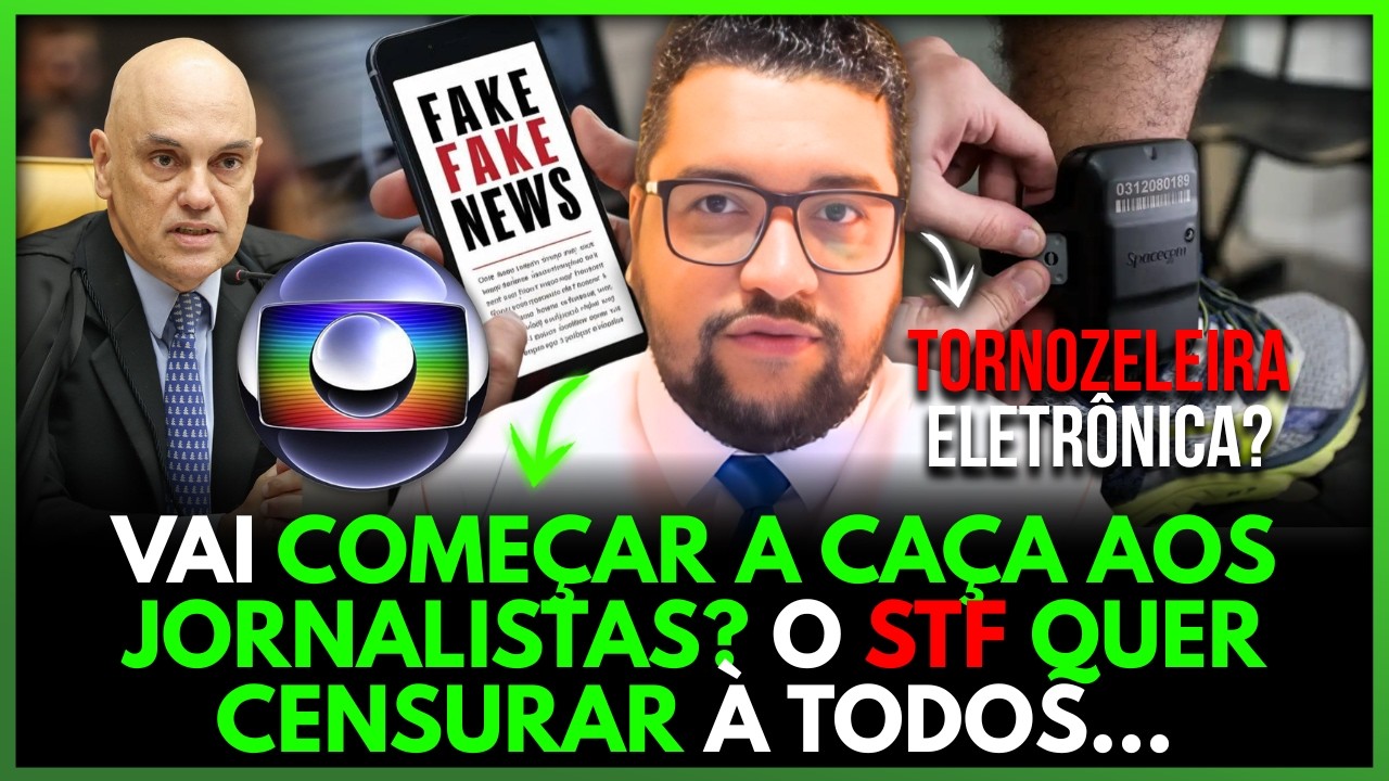CENSURA CONFIRMADA? JORNALISTAS ESTÃO EM RISCO?