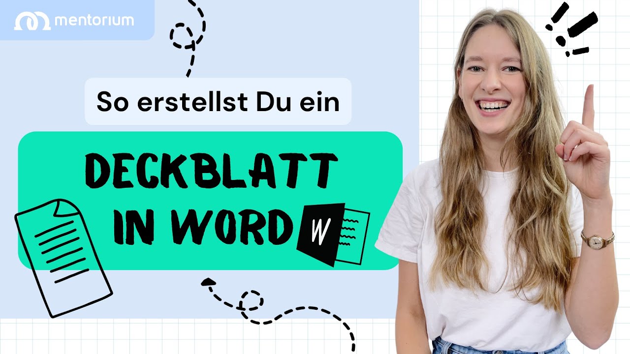 Deckblatt in Word (Hausarbeit, Bachelorarbeit, Masterarbeit, Dissertation) | Mentorium 👩&zwj;🎓🧑&zwj;🎓