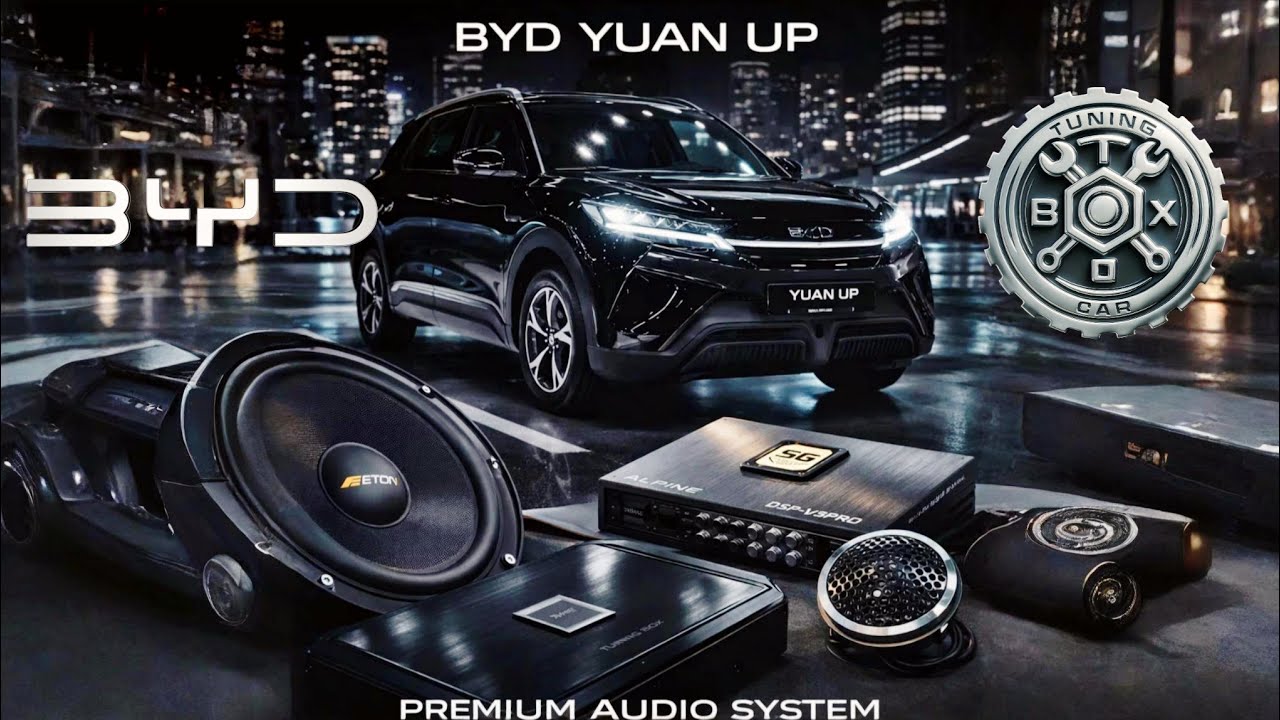 BYD YUAN UP | Premium avtozvuk o‘rnatildi 🔊 ALPINE • ETON • HELIX