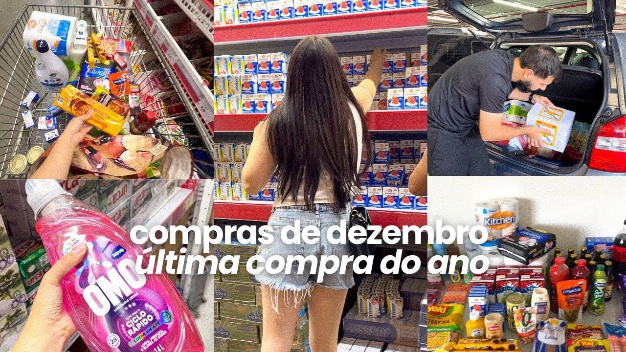 Quanto Gastei na Última Compra do Ano no Atacadista? 🛒 Compras de Dezembro para 2 Pessoas