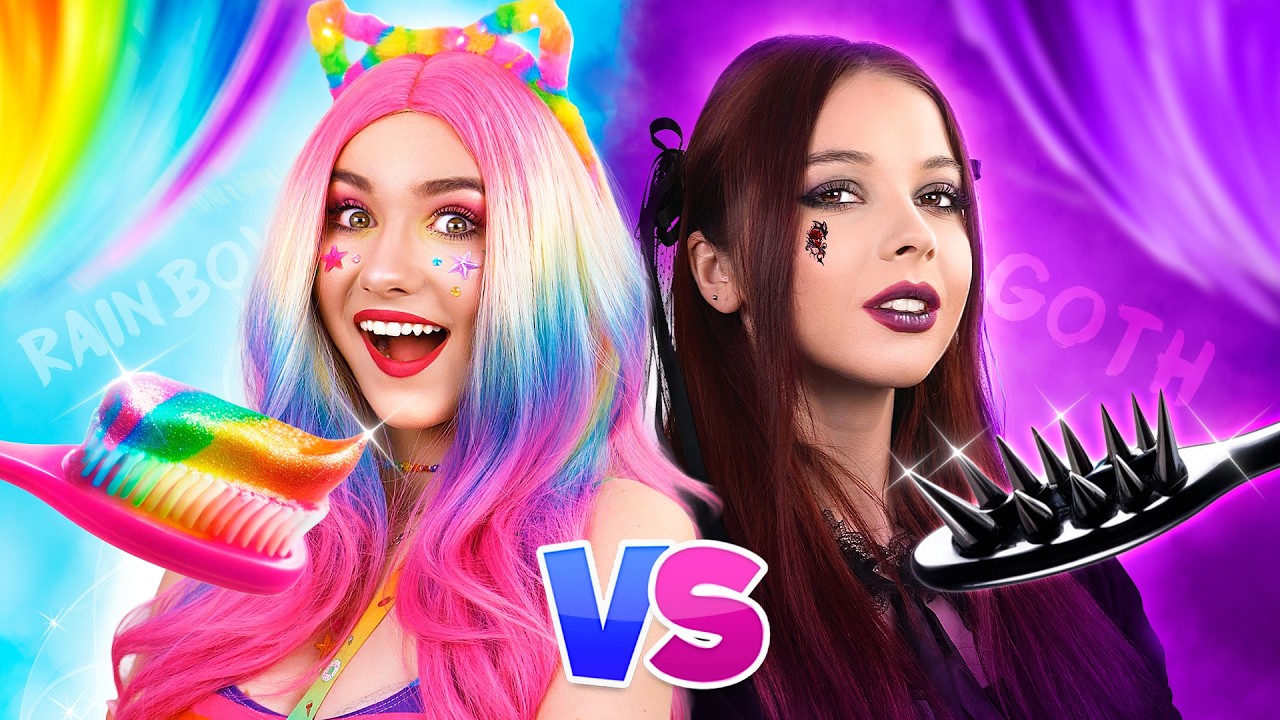 Goth lány vs szivárványlány – bébiszitterek lettek! Túlélni a világ legrosszabb bébiszitterét