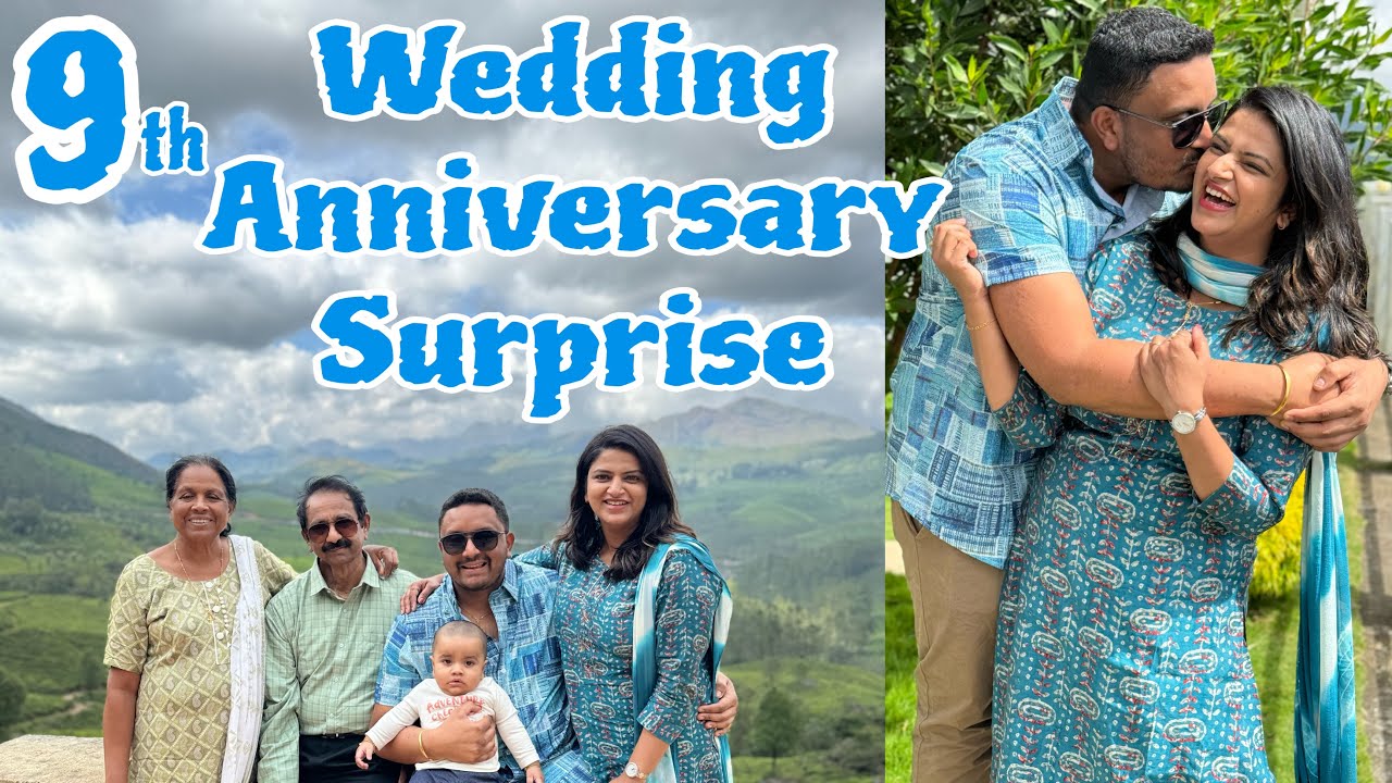 9th wedding Anniversary Surprise || The Windy Mist Resort || Munnar || Lintu Rony