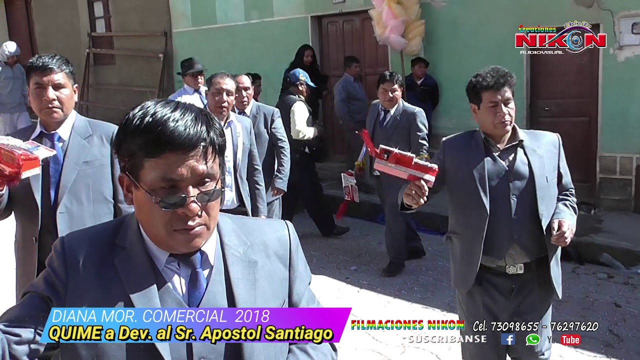 DIANA Mor.  Comercial QUIME 2018 a Dev. al Sr. Apostol Santiago