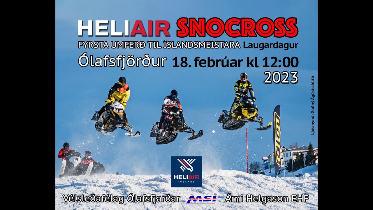 HELI AIR Snocrossið LIVE