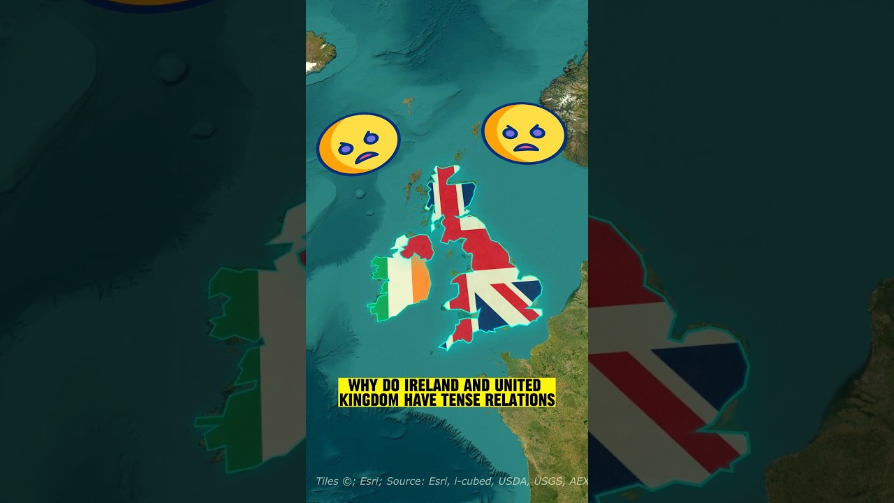 Why do the UK and Ireland hate each other??? 🇬🇧⚔️🇮🇪