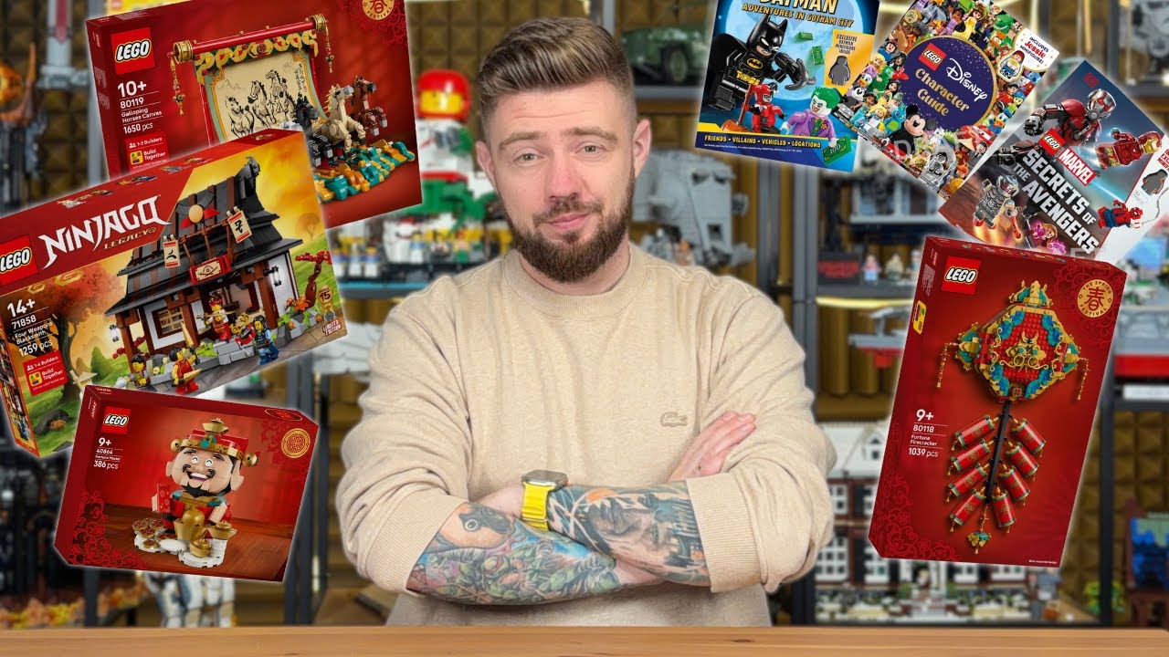 LEGO NOWOŚCI CHIŃSKI NOWY ROK | NINJAGO | KWIATY | KSIĄŻKI