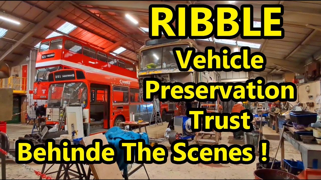 Ribble Buses Behind The Scenes. A look at The RVPTs restoration work at Freckleton