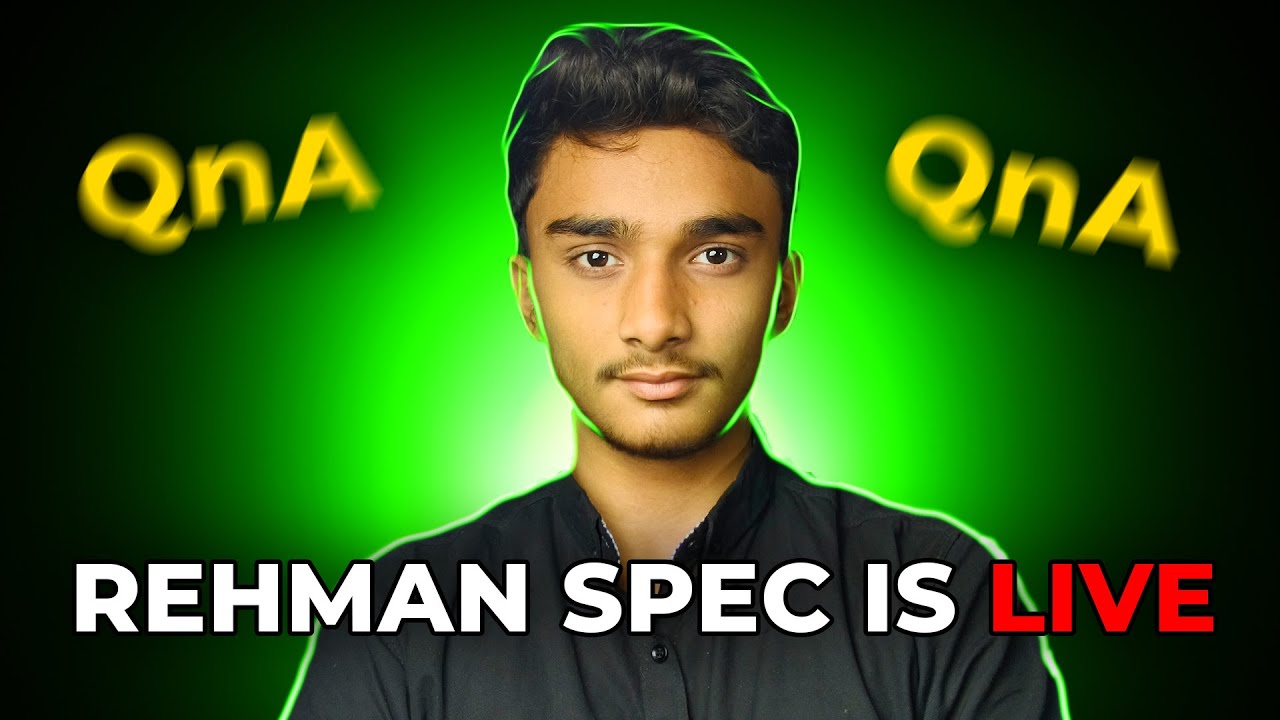 Rehman Spec Live Stream