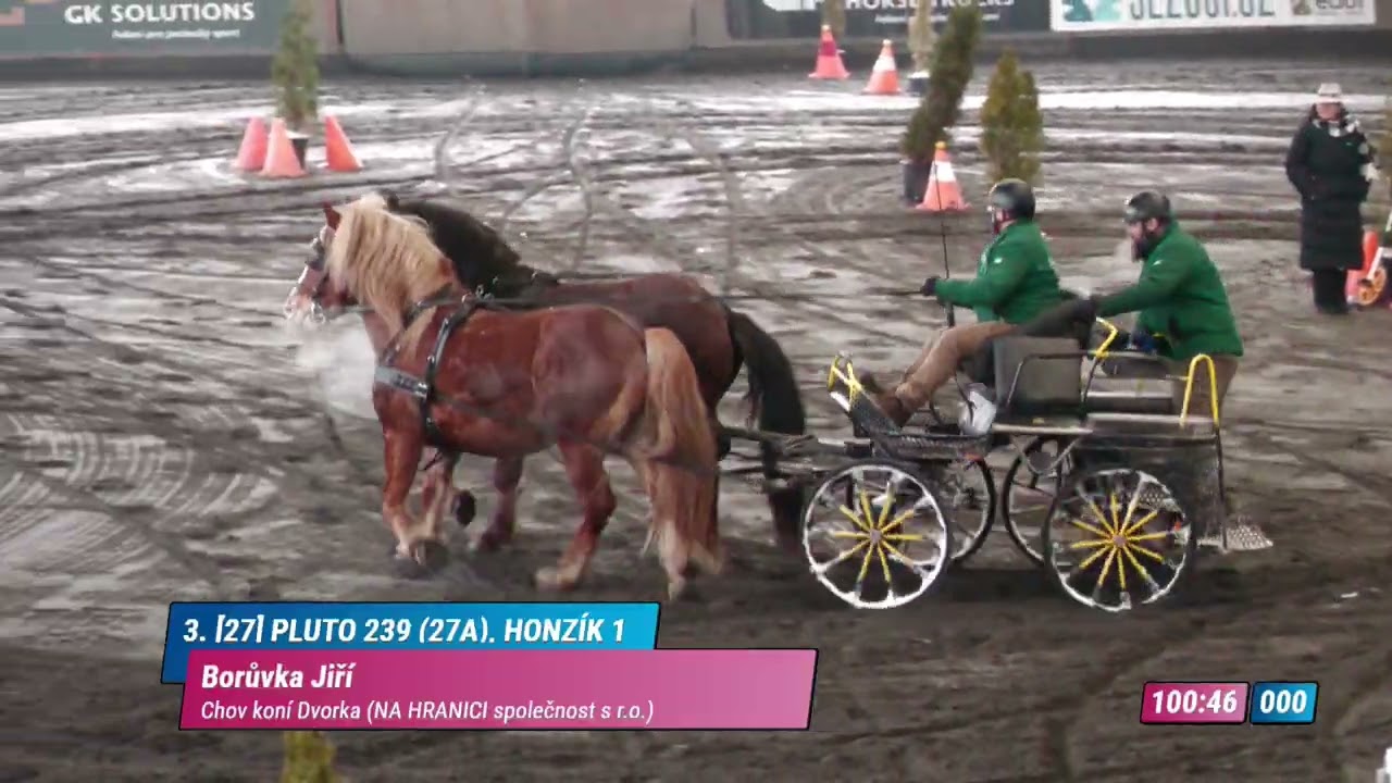 Hobby dvojspřeží – Zimní jezdecký pohár – Hradištko, 31. 1. 2026