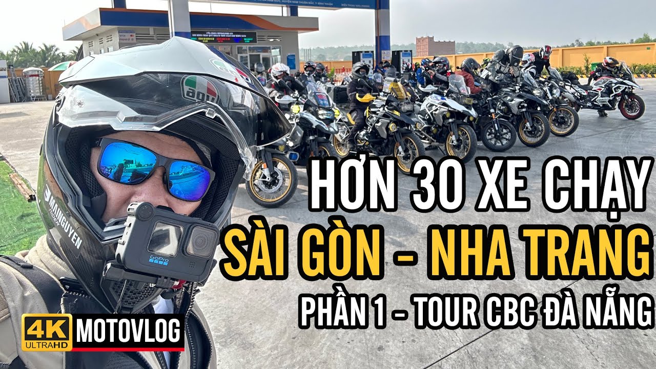 P.1: HƠN 30 XE BMW GS/GSA XUẤT PHÁT ĐI ĐÀ NẴNG DỰ SINH NHẬT CBC LẦN THỨ 3, GHÉ NHA TRANG ĂN CƠM TRƯA