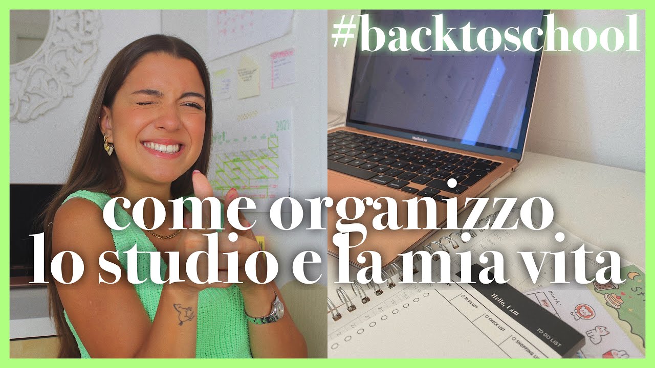come organizzo lo studio e la mia vita | BACK TO SCHOOL #5