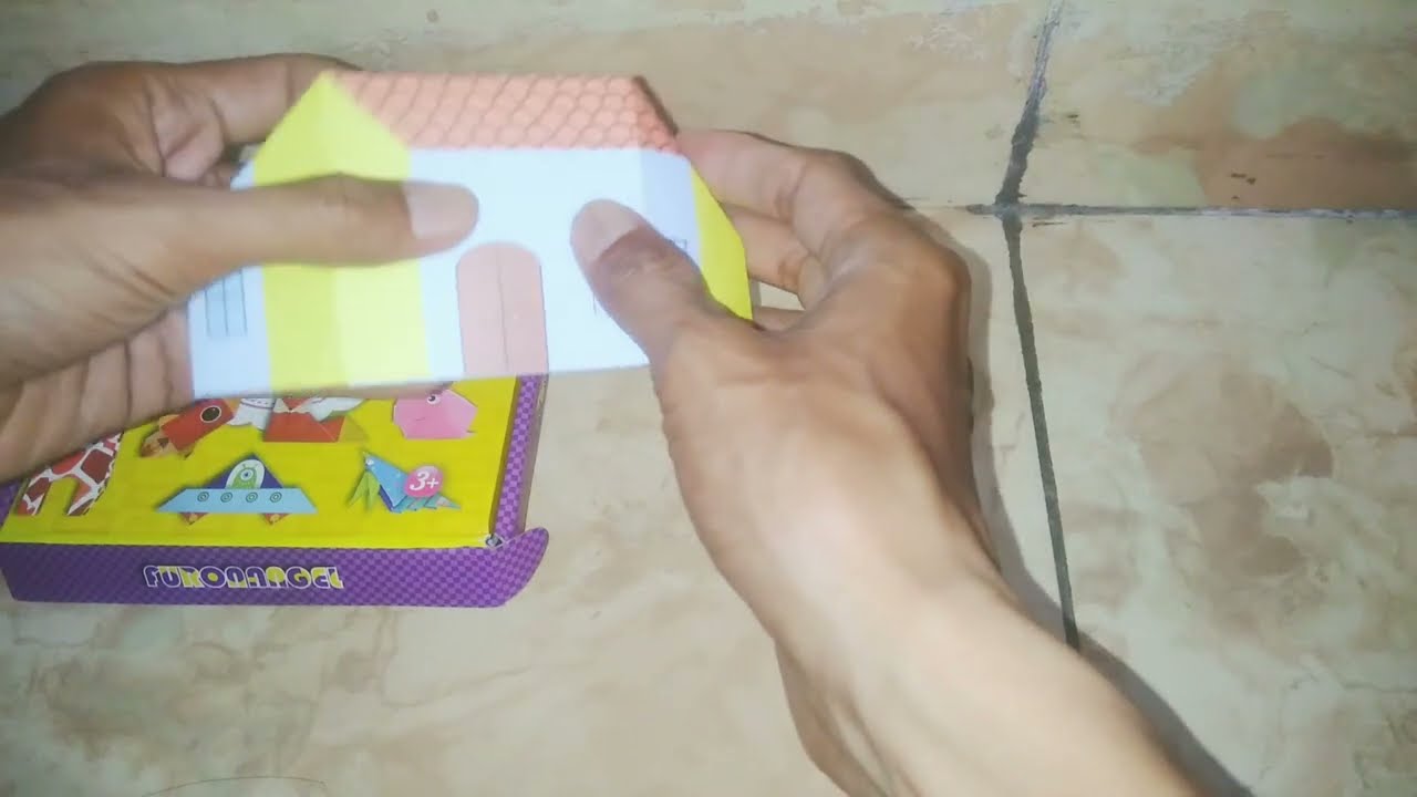 Easy origami Mini House tutorial, its beautifull | Hello origami lovers